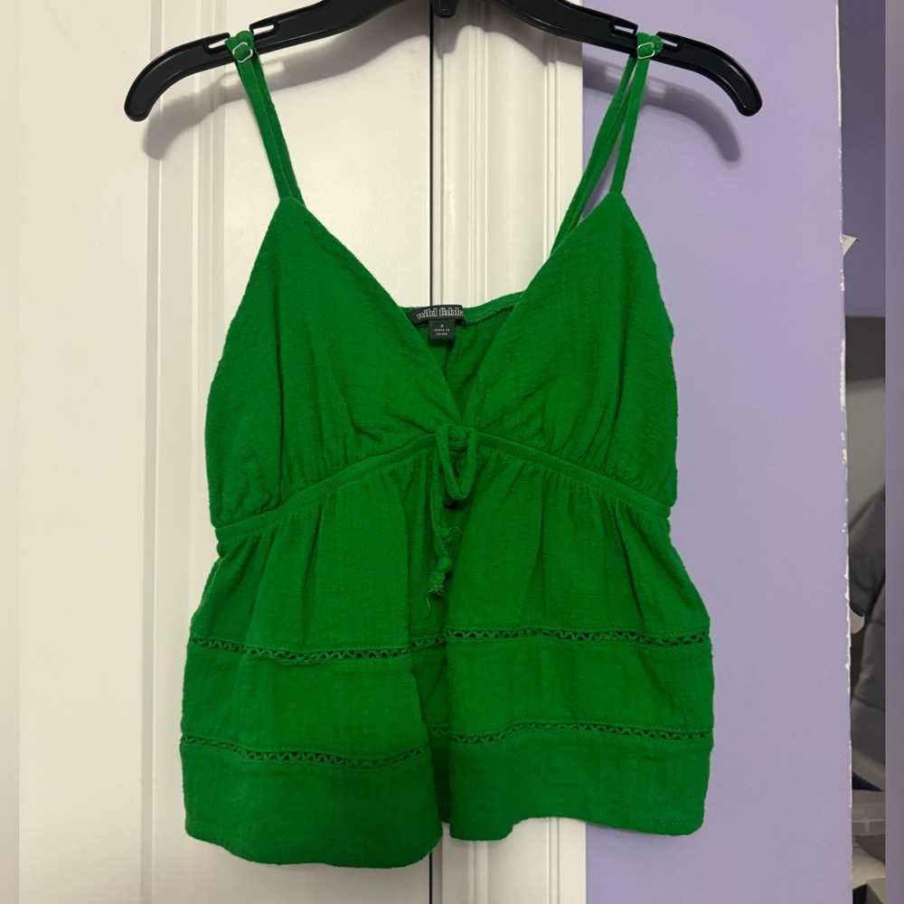 SOLD💚WILD FABLE💚Green Tank Top